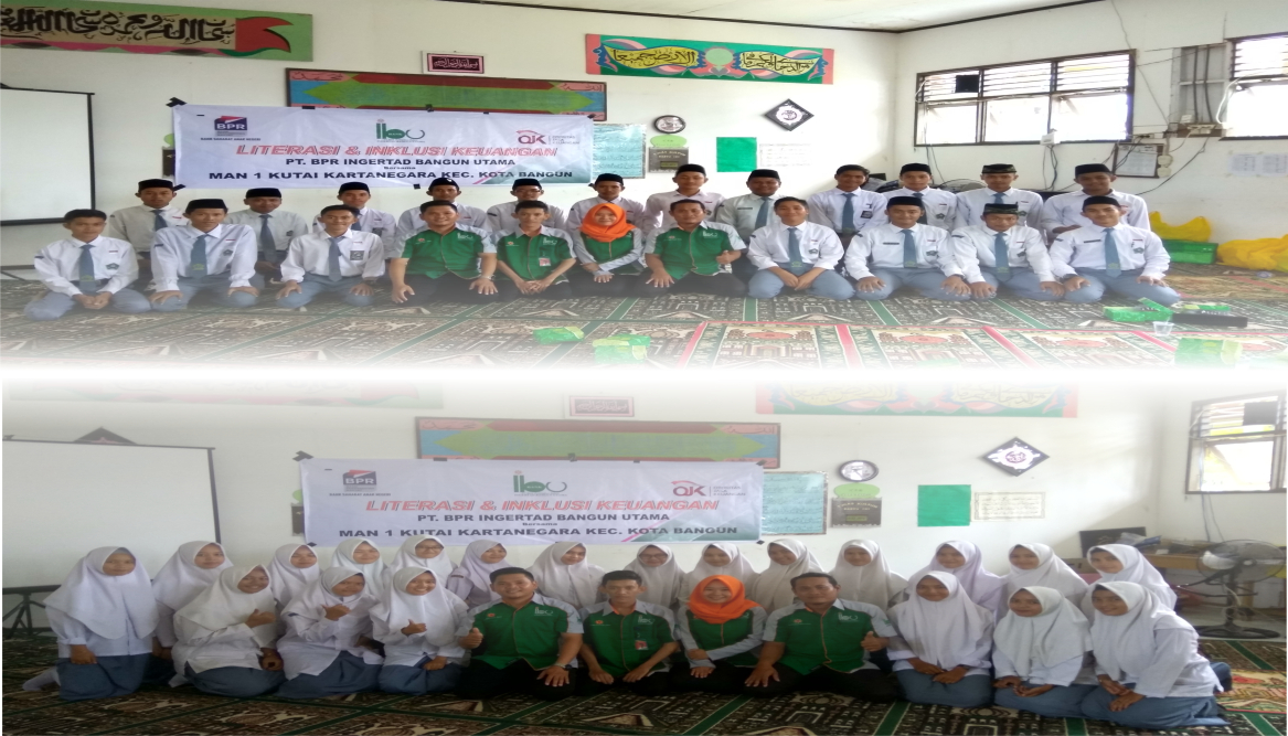 Literasi & Inklusi Keuangan bersama MAN 1 Kukar