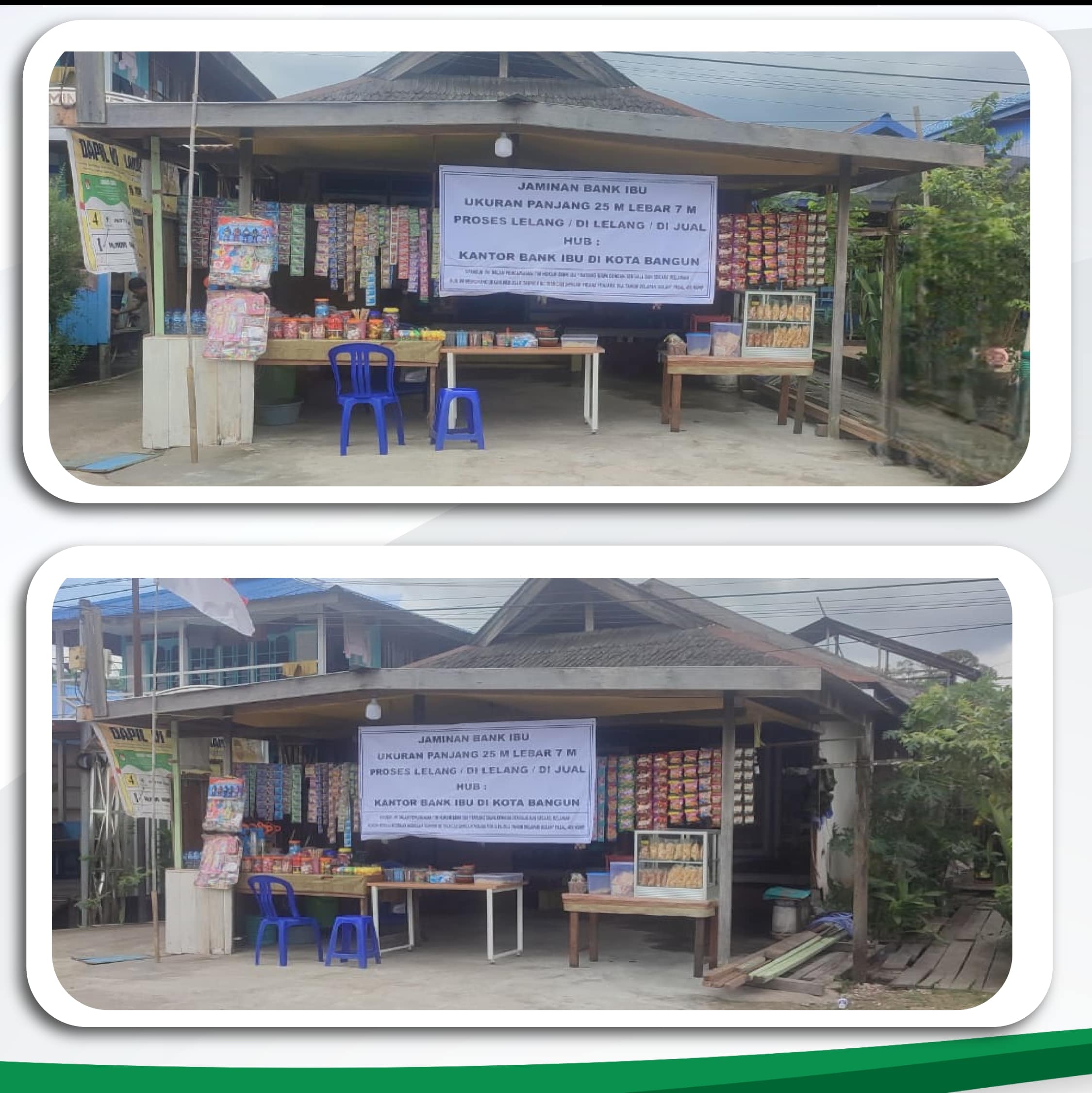 Tanah dan Bangunan Strategis Terletak di Kec. Kota Bangun, Kukar, Kaltim